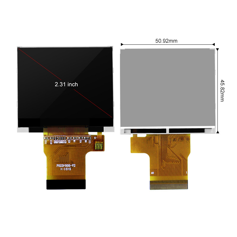 Interfaccia Polcd MCU SPI RGB Piccolo modulo LCD Touch screen capacitivo a colori da 2,3 pollici