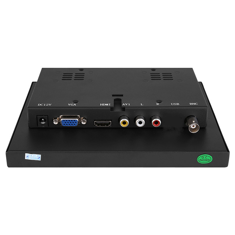 Display a LED a 8 pollici VGA TFT multi funzione Polcd Materiale in metallo per monitor industriale incorporato