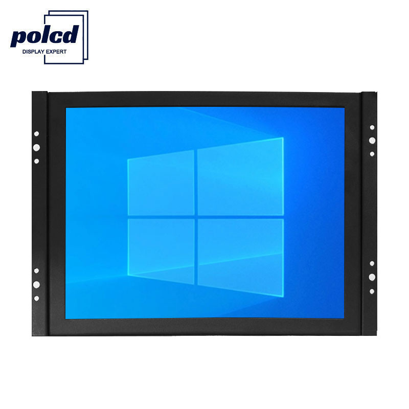 Polcd personalizza il telaio aperto del monitor LCD industriale con custodia in metallo da 8 pollici con pannello IPS