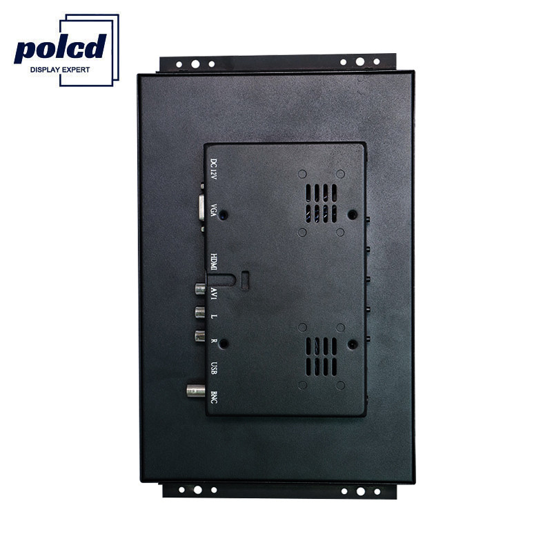 Monitor a 10 pollici di TFT del touch screen di Polcd, struttura aperta del monitor LCD industriale di HDMI VGA LED