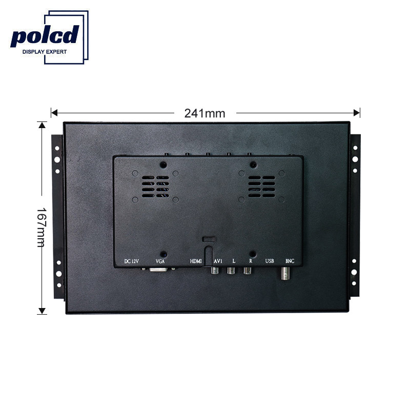 Monitor LCD su ordinazione a 10,4 pollici della struttura aperta del VGA dell'esposizione di LED di Polcd per l'industriale