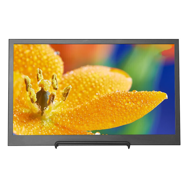 Polcd VGA HDMI Monitor LCD portatile nero Risoluzione schermo LED personalizzata in pollici