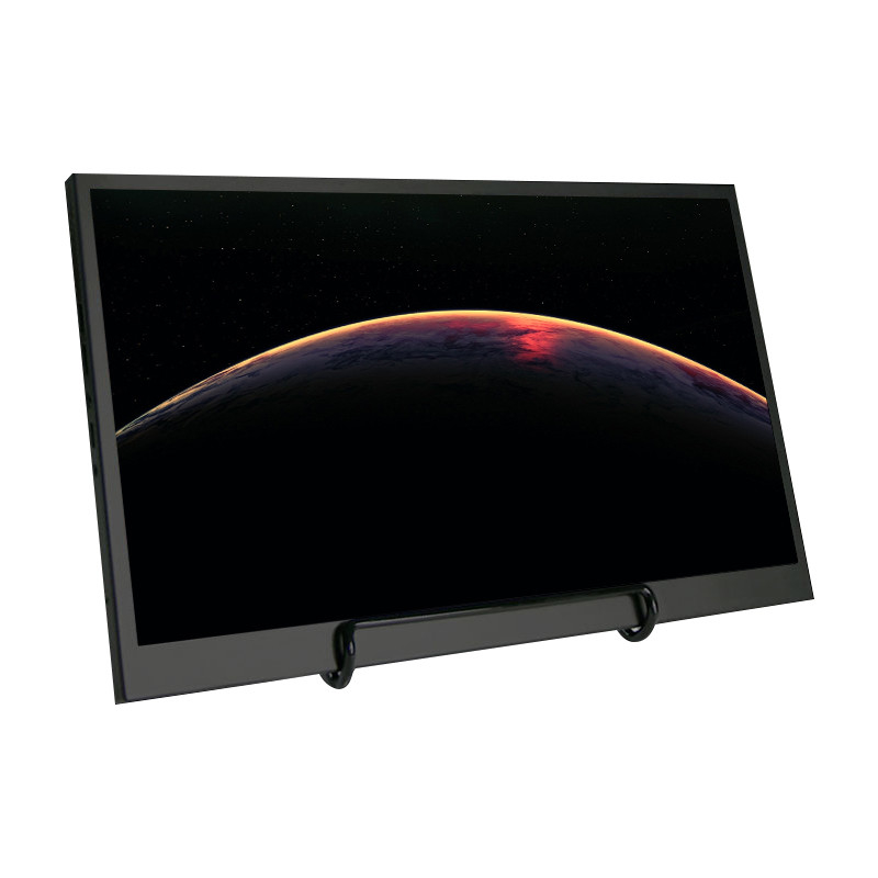 Polcd VGA HDMI Monitor LCD portatile nero Risoluzione schermo LED personalizzata in pollici