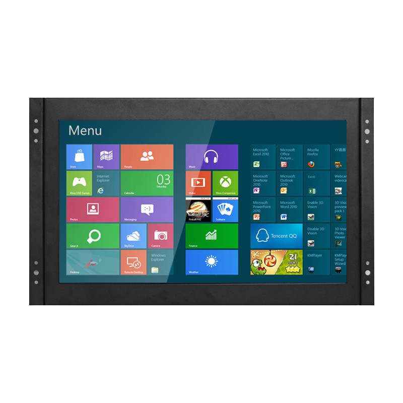 Polcd Monitor LCD industriale da 13,3 pollici con cornice aperta Touch Screen VGA HDMI