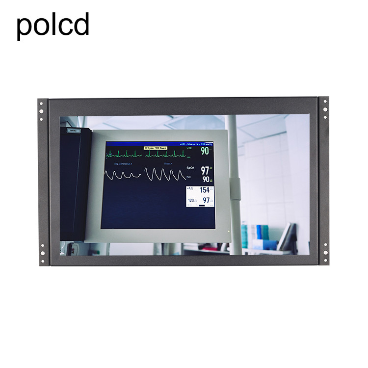 Monitor LCD industriale HD 1920x1080 della cassa completa a 14 pollici del metallo di Polcd con la pagina aperta