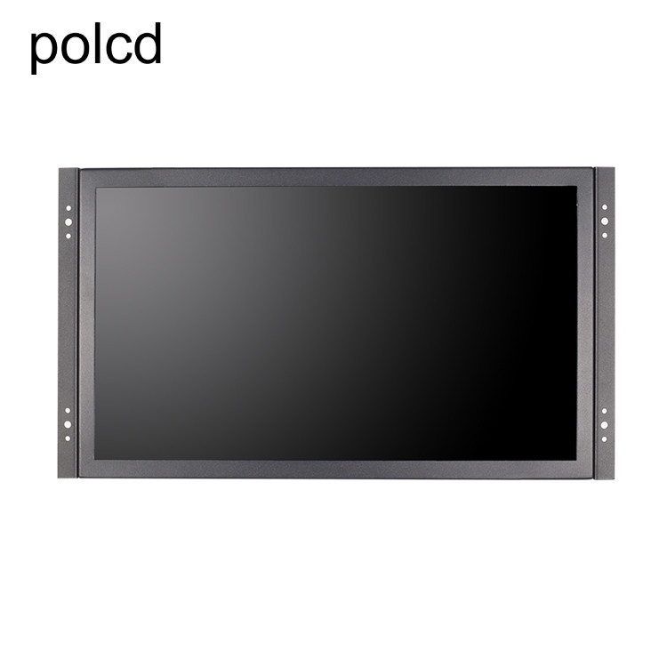 Porta VGA industriale incastonata fissata al muro di IPS HDMI del monitor LCD a 15,6 pollici del metallo di Polcd
