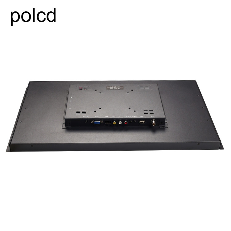 Cassa di alluminio di Polcd del monitor del metallo piano puro LCD a 21,5 pollici industriale del touch screen