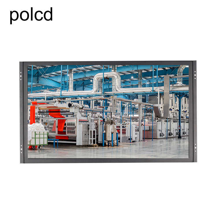 Cassa di alluminio di Polcd del monitor del metallo piano puro LCD a 21,5 pollici industriale del touch screen
