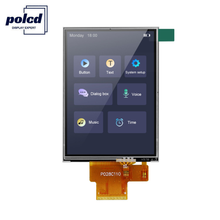 Polcd 260 Nit 240x320 Lcd 2,8 pollici ST7789V Touch Panel Lcd 4 fili SPI