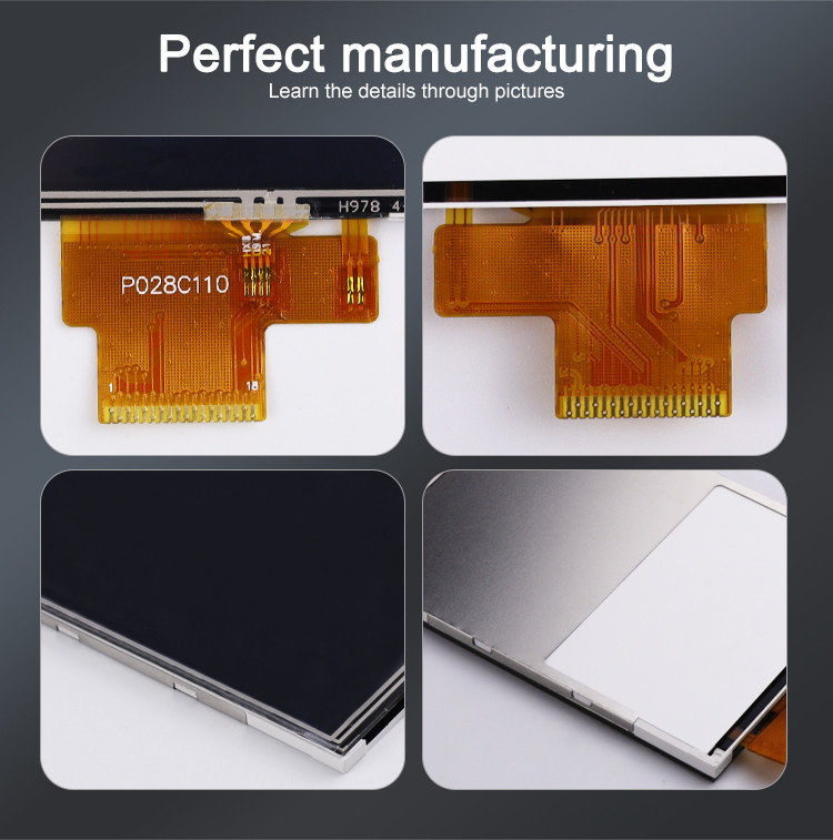 Polcd 260 Nit 240x320 Lcd 2,8 pollici ST7789V Touch Panel Lcd 4 fili SPI