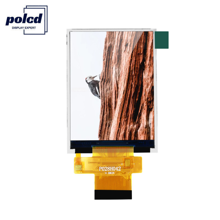 Polcd MCU 8 bit 2,8 modulo LCD 57,6 mm Touch Screen Display Modul 12 0'CLOCK
