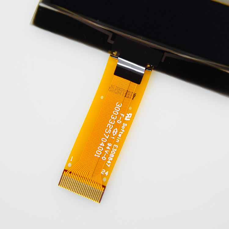 Piccolo industriale di Polcd del pannello di Oled di risoluzione gialla blu bianca a 2,23 pollici di colore 128x32