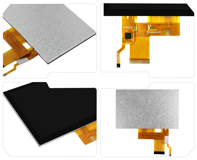 5 pollici Ips Tft Display LCD Transmissive Screen 24 bit Interfaccia RGB 800*480 Visualizzazione