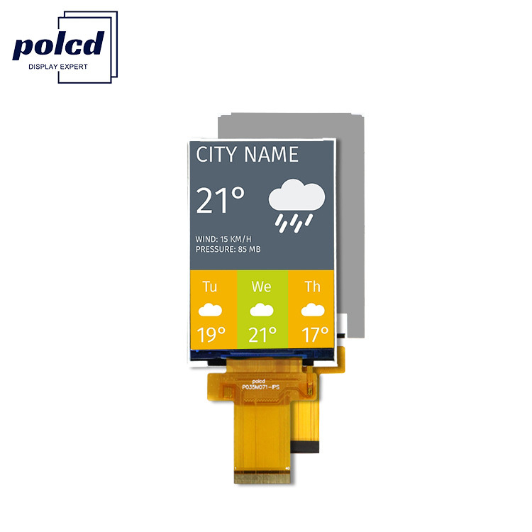 3.5 pollici attrezzature industriali Tft Modulo LCD a colori Ips Mcu Spi Interfaccia