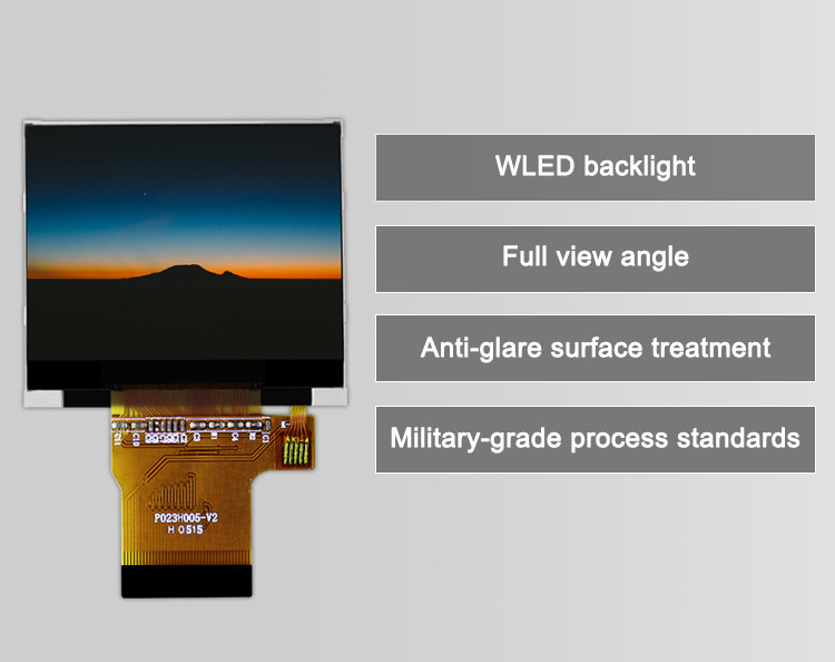 Polcd Color 262K 2,31 Inch Square Screen 300 Nit 320x240 tft display LCD