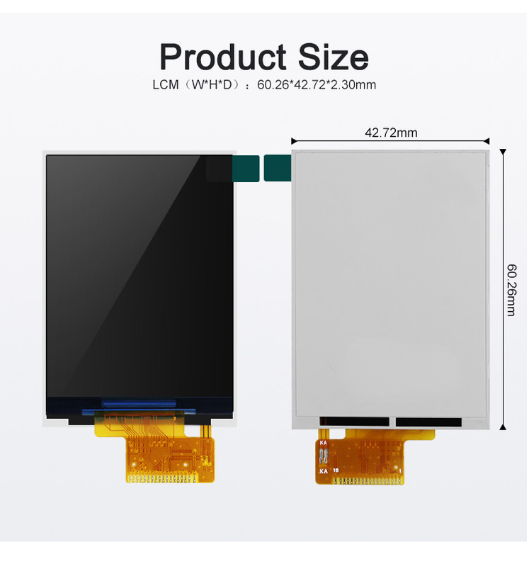 Polcd 300 Nit 2.4 Tft Spi 240x320 3 Fili 2 Line Spi Lcd Modulo Tft
