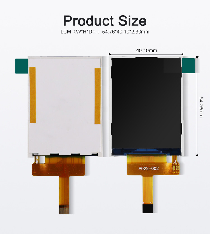 Polcd 44,64mm Touchscreen Display Module 2,2 pollici Tft Spi 240x320 Raspberry Pi