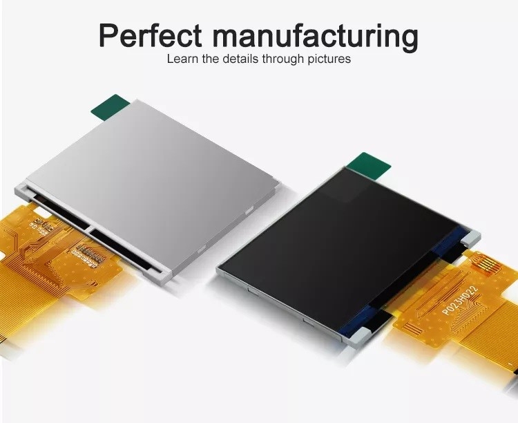 Polcd Nero 320*240 RGB TFT Display 18 Bit Alta luminosità Pannello LCD da 2,31 pollici