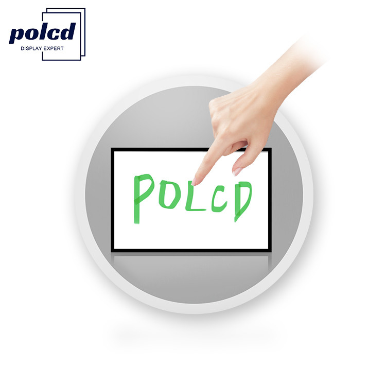 Polcd 8 pollici Multitouch Mirror Glass Display Industrial Panel LCD a schermo tattile capacitivo personalizzato