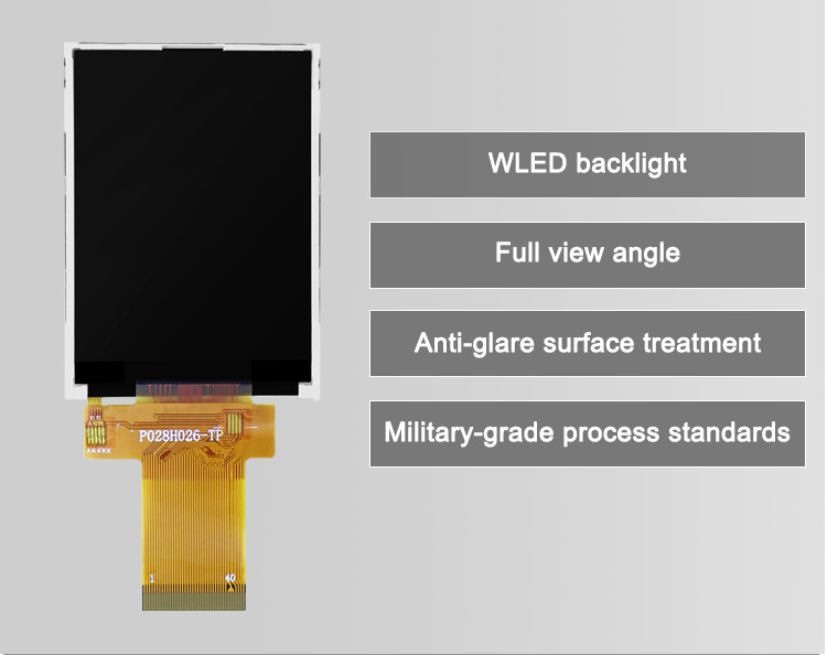 Display TFT ad alta luminosità Polcd ILI9341V Schermo Raspberry Pi da 2,8 pollici a 16 bit