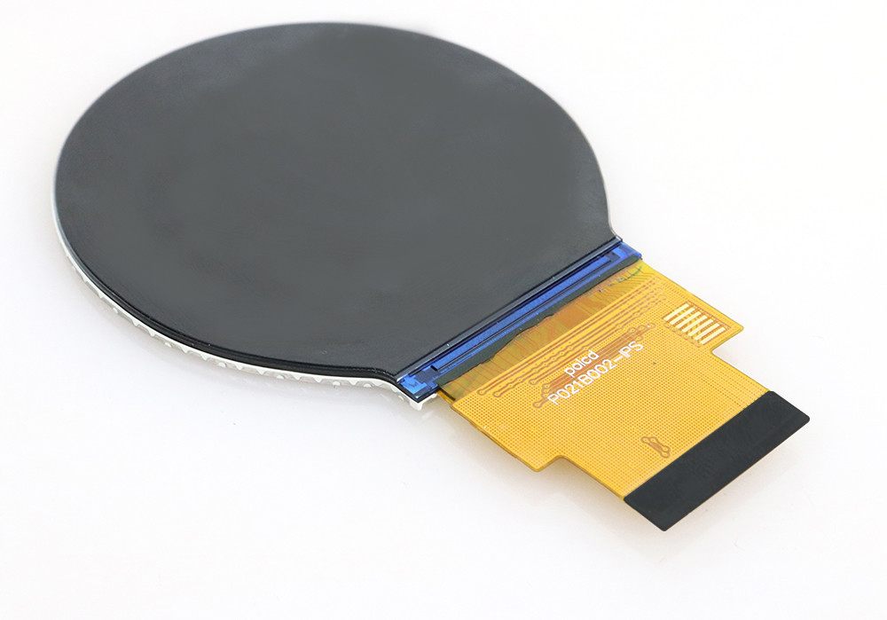 Polcd 2,1 pollici 480x480 Piccolo pannello di schermo a cerchio rotondo Interfaccia SPI RGB Display LCD TFT circolare
