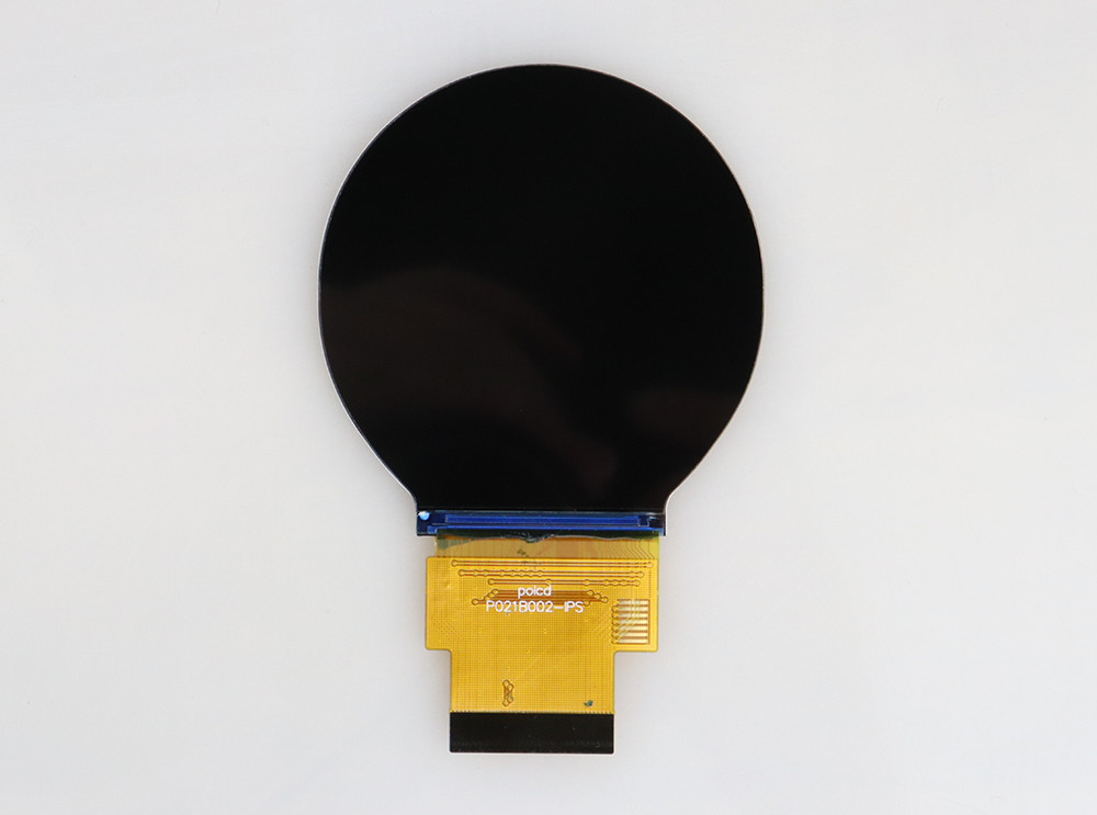 Polcd 2,1 pollici 480x480 Piccolo pannello di schermo a cerchio rotondo Interfaccia SPI RGB Display LCD TFT circolare