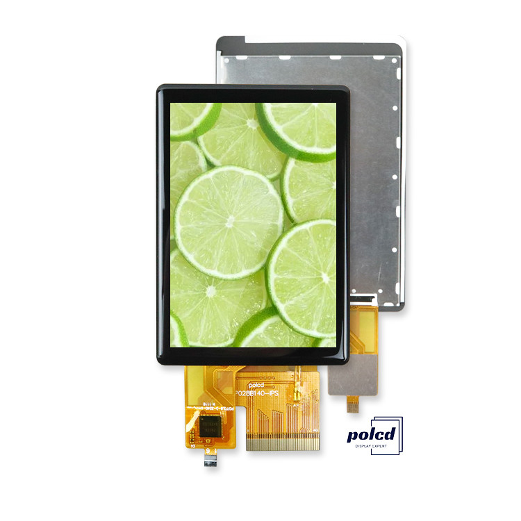 Polcd Alta luminosità 500nit 2,8 pollici schermo LCD 240x320 IPS tutti gli angoli di visione CTP Capacitive Touch TFT Display