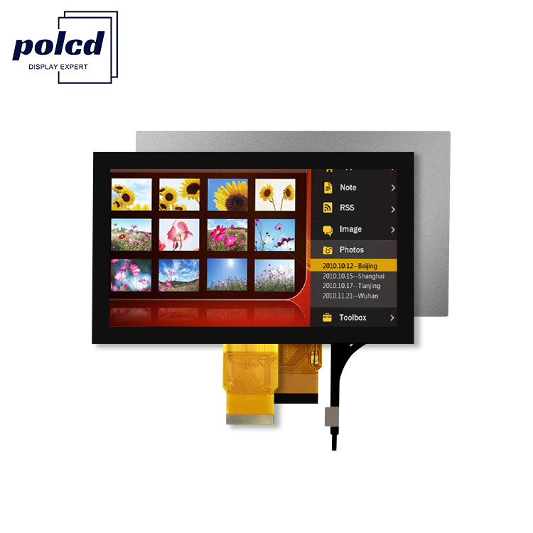 Polcd 7'' Tft LCD Panel 800x480 Touch Screen Capacitivo Interfaccia RGB 7 pollici LCD Modulo Display