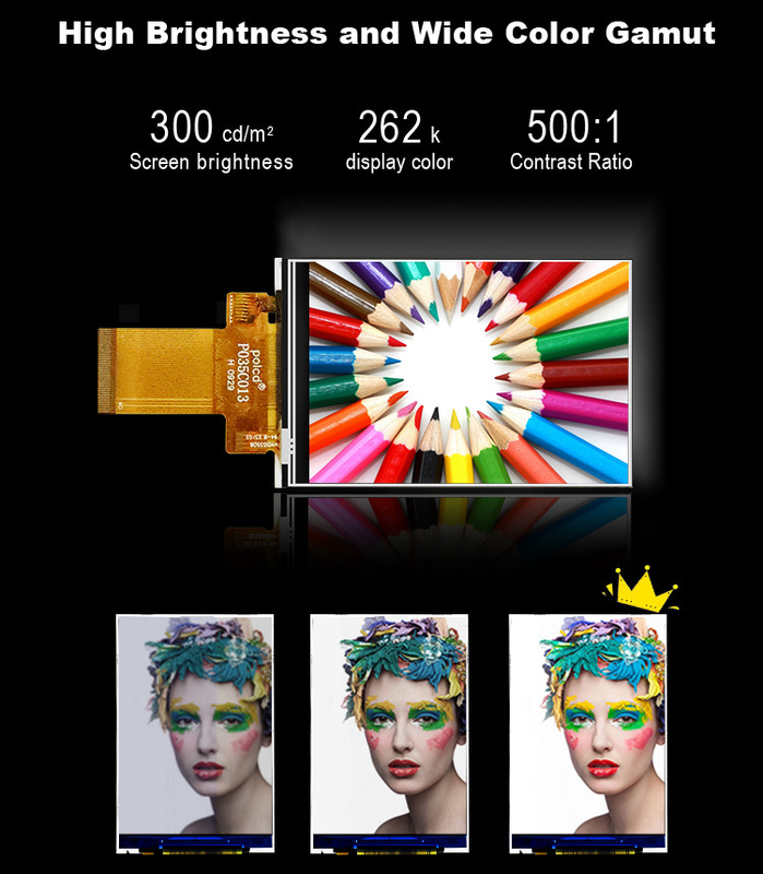 Polcd interfaccia MCU SPI da 3,5 pollici ILI9488 schermo LCD TFT con pannello touch resistivo 320*480 display LCD IPS da 3,5