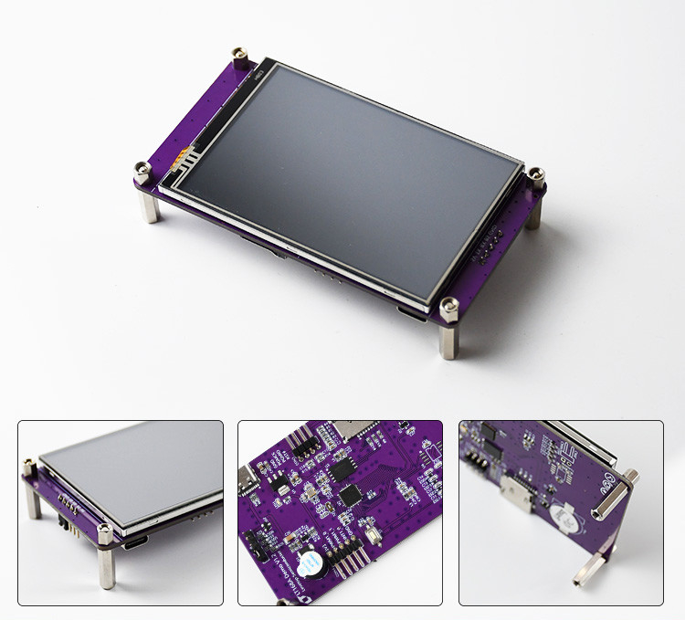 Polcd 3,5 pollici Serial Port Instruction Command Screen LCD Moduli TFT Display HMI Touch Screen