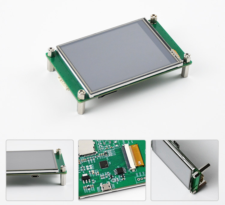 Polcd 2,8 pollici 240*320 HMI Modulo LCD TFT incorporato Controllato da qualsiasi schermo di porta seriale MCU