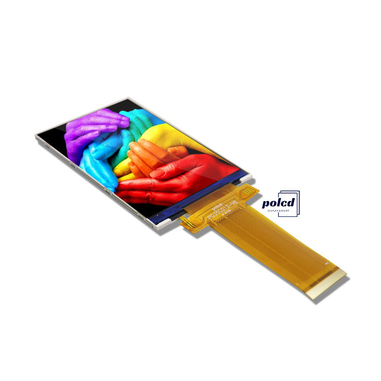 Polcd Display LCD QVGA da 3,5 pollici con risoluzione 320x480 MCU Interface SPI Touch Panel Moduli LCD TFT da 3,5