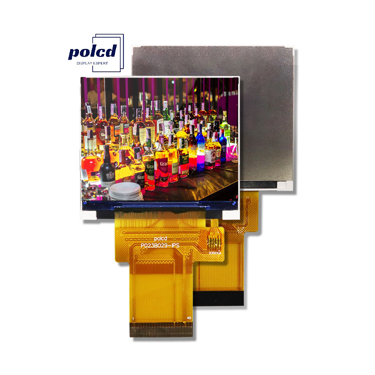 Polcd Piccolo 2.3 pollici 480x360 Alta risoluzione colore RGB IPS angolo di visione Paesaggio TFT schermo LCD