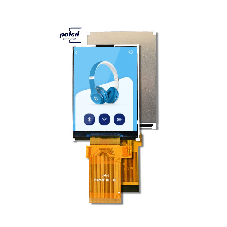 Polcd modulo LCM da 2,4 pollici SPI MCU transflessivo saldatura 20 pin Risoluzione 240x320 schermo LCD TFT