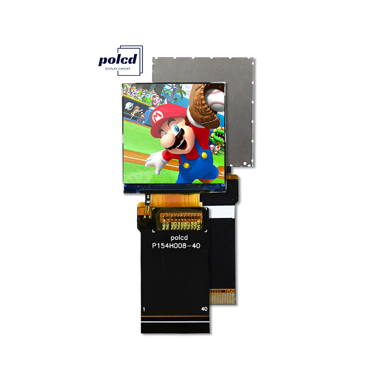 Polcd 1,54 pollici TFT LCD Display 240x240 IPS Quadrato schermo 40 pin RGB666 Interfaccia pannello LCD