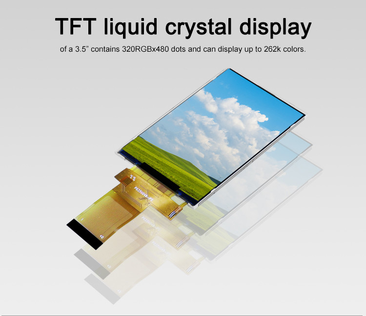 Polcd 18 BIT RGB IPS TFT LCD Display 320X480 pixel Tft LCD 3,5