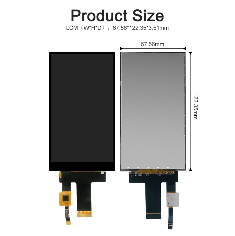 Polcd 5 pollici IPS Panel 720x1280 HX8394-F Alta luminosità MIPI Touch Capacitive 5