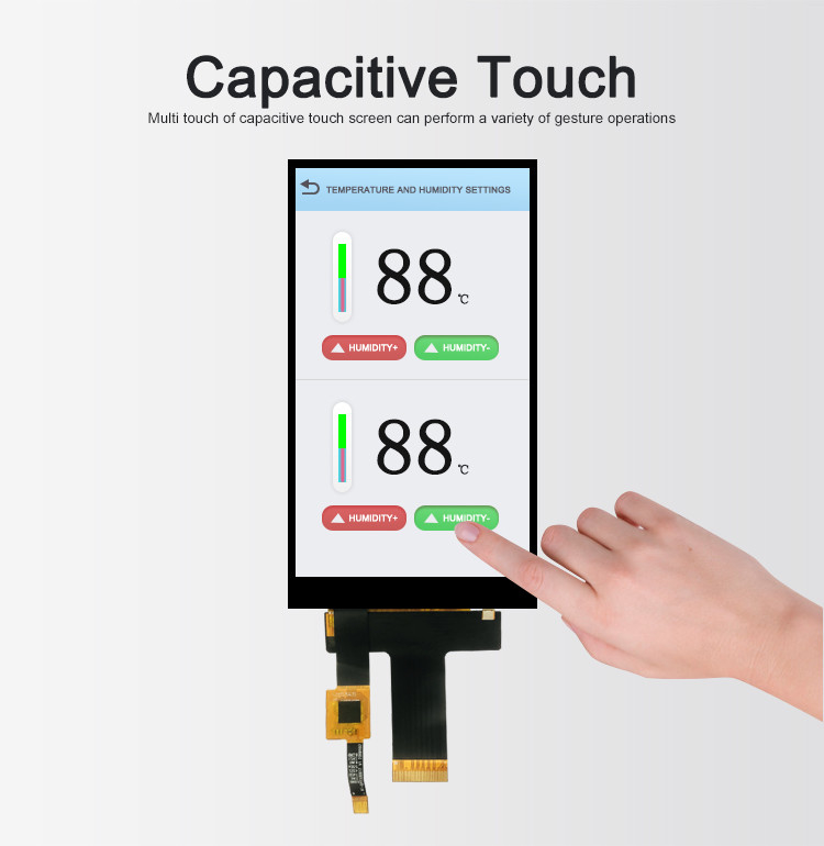 Polcd 5 pollici IPS Panel 720x1280 HX8394-F Alta luminosità MIPI Touch Capacitive 5