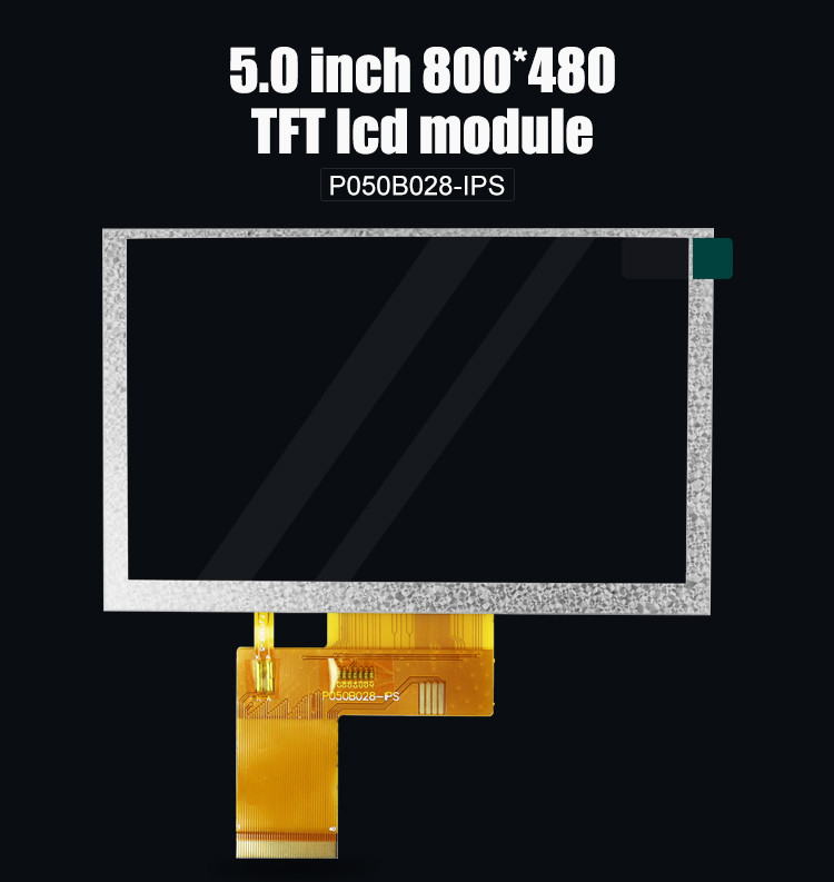 Polcd 800x480 5 pollici Display a forma quadrata LCD IPS View Angle Screen LCD 40pin ST7262 Drive Modulo TFT