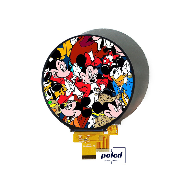 Polcd Display TFT circolare da 4 pollici 720x720 interfaccia MIPI 30 pin ST7703 Modulo di schermo LCD TFT