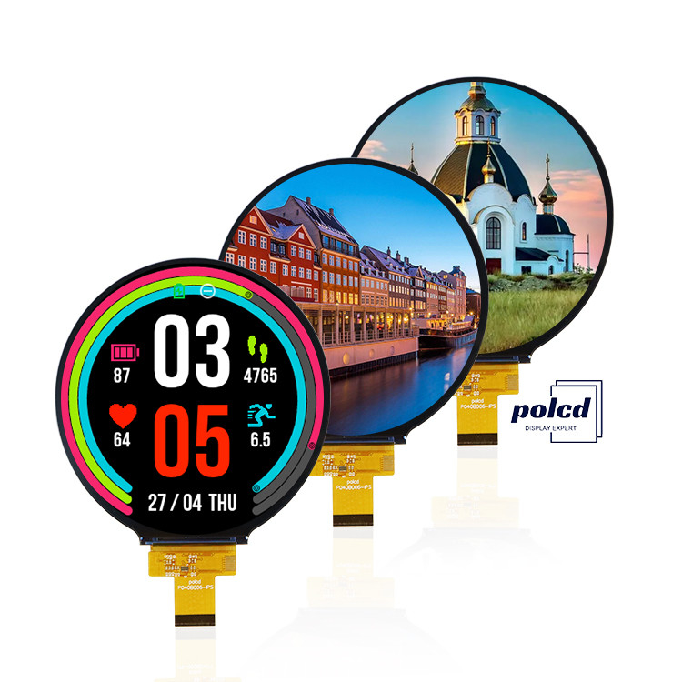 Polcd 4,0'' Circolo pannello LCD Modulo 720*720 ST7703 IPS angolo di visualizzazione Interfaccia MIPI Display TFT rotondo