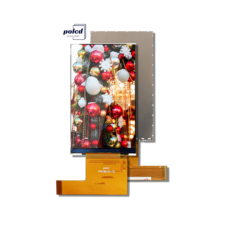 Polcd 480x800 4,3 pollici Lcd Screen 400nit Luminosità 18 bit Interfaccia RGB Tft Display