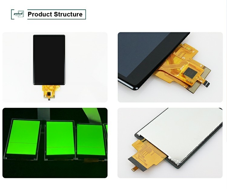 Polcd Custom 3.5 Inch Capacitive Touch Panel 320x480 500nit Interfaccia RGB Modulo di visualizzazione LCD IPS Tft