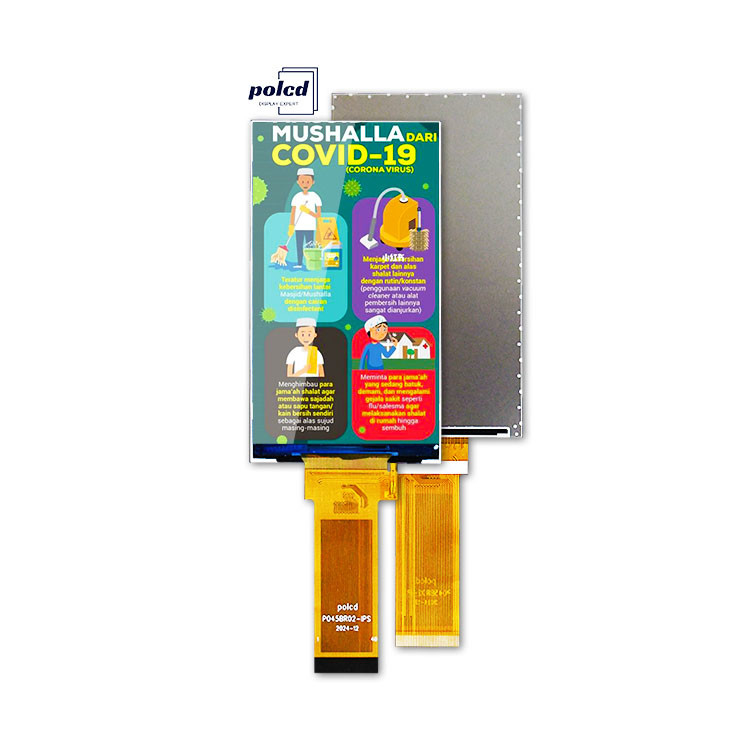 Polcd Rgb Interface pannelli di visualizzazione a colori da 4,5 pollici 480*854 Risoluzione 40 pin GC9503V Ic TFT LCD Modulo