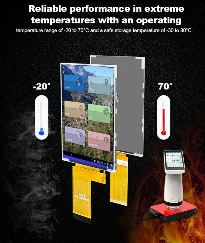 Polcd 3,97 pollici 4 pollici 480*800 300nit 40pin Interfaccia Rgb All Transmissive ST7701S Modulo Display Lcd Tft