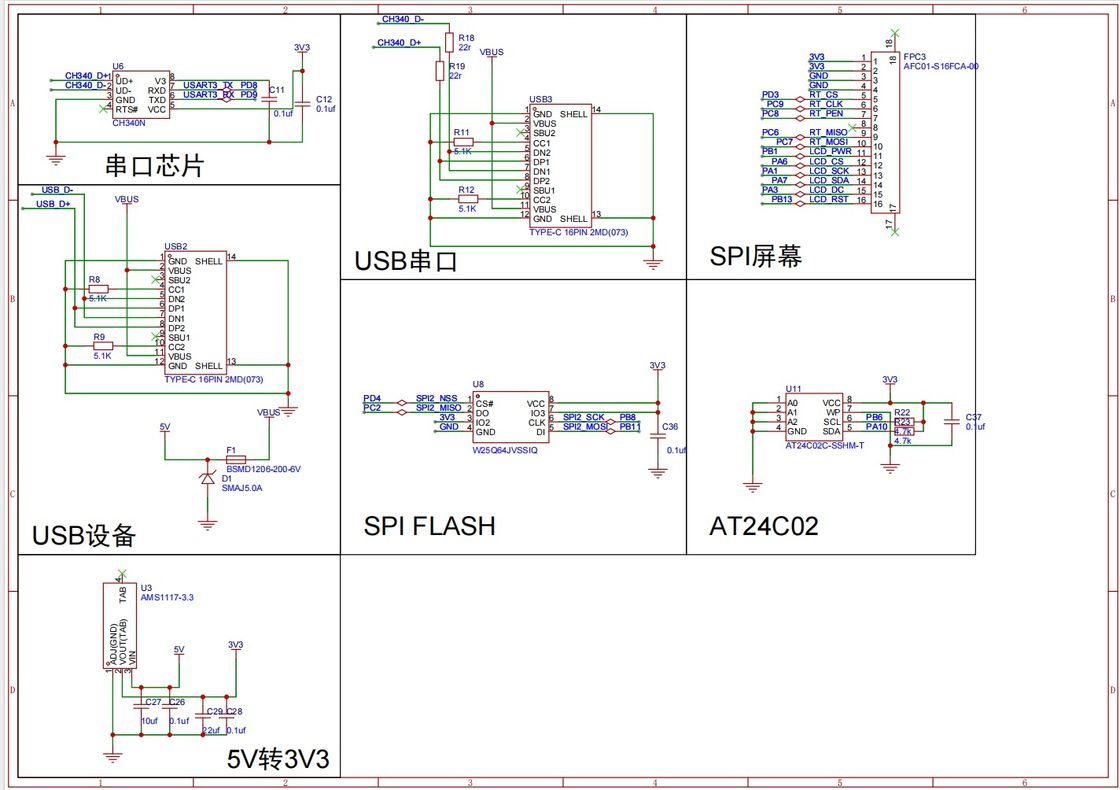 Polcd schermo LCD da 3,5 pollici Produttore di PCB personalizzati Assemblaggio di circuiti stampati multistrato