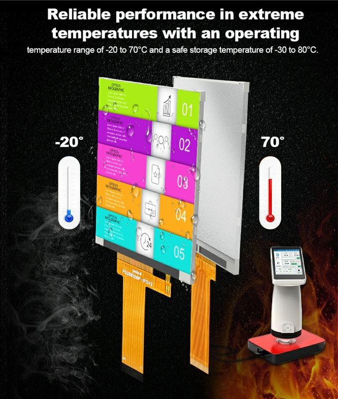 Polcd Piccolo LCD 2,8 pollici 240x320 Alta luminosità 900 nit Modulo LCD IPS Display 2,8'' TFT industriale