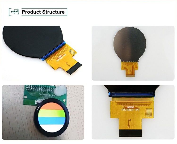 Polcd 2.1 Inch 480x480 IPS round TFT Color Display LCD Module with MIPI Interface for LCM and Panel