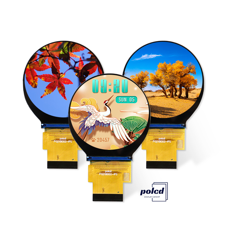 Modulo display LCD TFT rotondo IPS da 2,1 pollici Polcd personalizzato con interfaccia SPI RGB