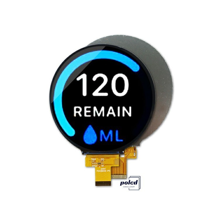 Polcd 4 Inch Circular LCD Screen Module 720xRGBx720 MIPI Interface IPS Round TFT LCD Display